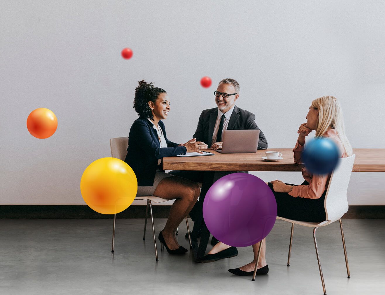 people sitting around a table
