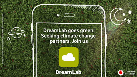 DreamLab app goes green! Seeking climate change partners. Media story.